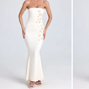 OhPolly white maxi dress